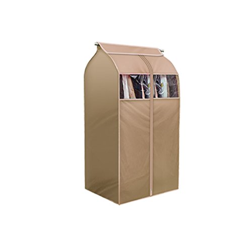 TSING 1 Pack Garment Cover 420D Nylon Oxford Fabric Storage Bag-Beige-32”W23”D43”H