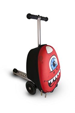 Zinc Flyte Kids Luggage Scooter 15″ – Sid the Cyclops Red