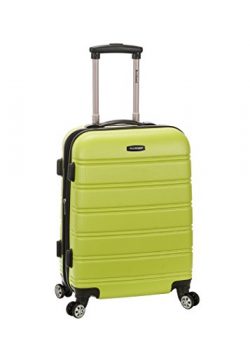 Rockland Melbourne 20 Inch Expandable Abs Carry On Luggage, Lime, One Size