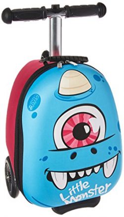 Zinc Flyte Kids Luggage Scooter 15″ – Sid the Cyclops Blue