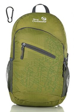 Outlander Packable Handy Lightweight Travel Hiking Backpack Daypack-Green-L