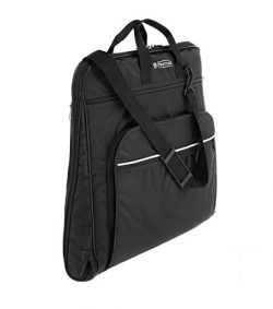 Prottoni 44″ Garment Bag with Shoulder Strap – Built in Hook – 4 Zippered Pock ...