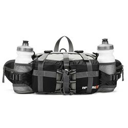 Outdoor Fanny Pack Hiking Camping Biking Waterproof Waist Pack 2 Water Bottle Holder Sports Bag  ...