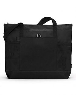 Bodek And Rhodes 80279300 1100 Gemline Select Zippered Tote Black – One