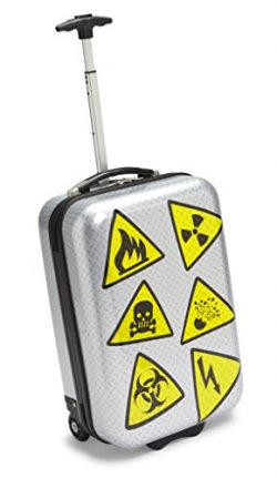 Travel Kool Danger Luggage, Sliver