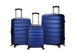 Rockland Luggage Melbourne 3 Piece Set, Blue, One Size