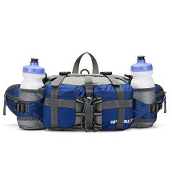 Outdoor Fanny Pack Hiking Camping Biking Waterproof Waist Pack 2 Water Bottle Holder Sports Bag  ...
