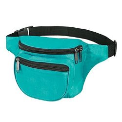 Yens® Fantasybag 3-Zipper Fanny Pack-Teal, FN-03