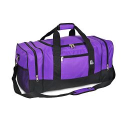 Luggage Sporty Gear Bag – Large, Dark Purple, One Size