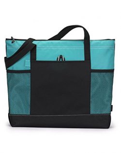 Bodek And Rhodes 80279480 1100 Gemline Select Zippered Tote Turquoise – One