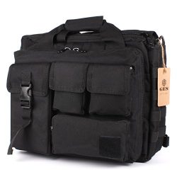 GES Multifunction Mens Outdoor Tactical Nylon Shoulder Laptop Messenger Bag Briefcase Handbags L ...