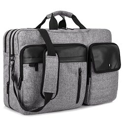 DTBG Nylon Versatile Convertile Spacious Business Casual Travel Laptop Menssenger Briefcase Comp ...