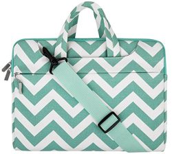 Mosiso Chevron Laptop Sleeve Case Cover Bag with Shoulder Strap for 15-15.6 Inch 2017 / 2016 Mac ...