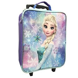 Disney Girls’ Frozen 3pc Luggage Set, Purple