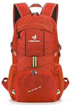 NEEKFOX Lightweight Packable Durable Travel Hiking Backpack Daypack,35L Camping Backpack,Ultrali ...
