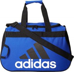 adidas Diablo Small Duffel Bag, Bold Blue/Black/White, 11 x 18.5 x 10-Inch