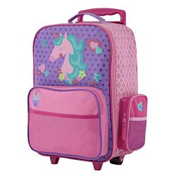 Stephen Joseph Classic Rolling Luggage, Unicorn