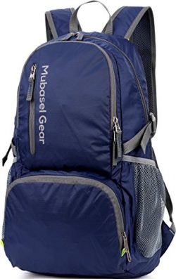 Backpack – Lightweight Backpacks for Travel Hiking – Daypack for Women Men (Navy)
