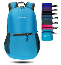 ZOMAKE Ultra Lightweight Packable Backpack Water Resistant Hiking Daypack,Small Backpack Handy F ...