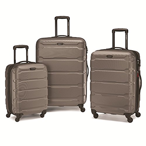 Samsonite 68311-1776 Omni PC Hardside Spinner 20 24 28, Silver, 3 Piece Set