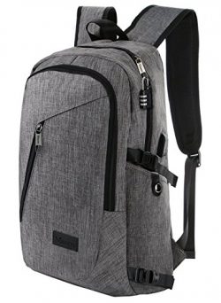 Business Laptop Backpack, Slim Anti Theft Computer Bag, Water-resistent College School Backpack, ...