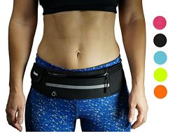 Dimok Running Belt Waist Pack – Water Resistant Runners Belt Fanny Pack for Hiking Fitness ...