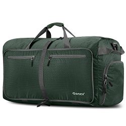 Gonex 100L Foldable Travel Duffel Bag for Luggage Gym Sports, Lightweight Travel Bag with Big Ca ...