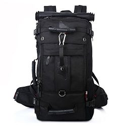 KAKA Backpack Travel Camping Climbing Hiking Mountain Daypack 40L Black #2070