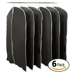 39 inch Garment Bag, EZOWare Black Foldable Breathable Garment Suit Shirt Dress Jacket Coat Dust ...