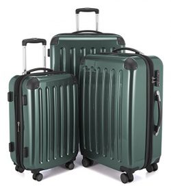 HAUPTSTADTKOFFER Luggages Sets Glossy Suitcase Sets Hardside Spinner Trolley Expandable (20“, 24 ...