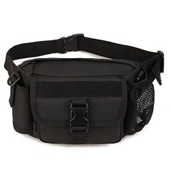 Multi functional Waist Pack, WOTOW Military Single Shoulder Hip Belt Bag Fanny Packs Water Resis ...