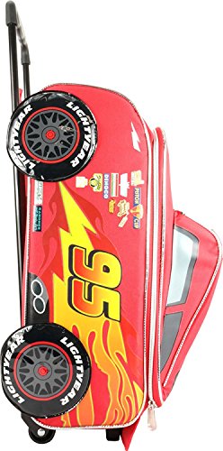 Disney Pixar Cars 2 Rolling Lightning McQueen Luggage Suitcase