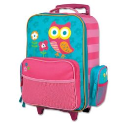Stephen Joseph Classic Rolling Luggage, Owl