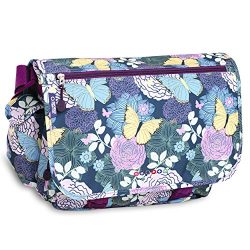 J World New York Terry Messenger Bag, Secret Garden