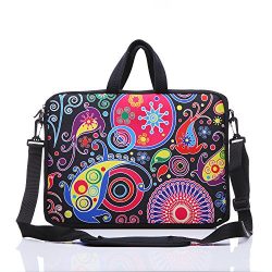 15-Inch to 15.6-Inch Laptop Shoulder Sleeve Messenger Bag Case With Handle and extra side pocket ...