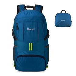 Backpack Daypack,Travel Backpack, Mengar 35L Foldable Water Resistant Packable Backpack Hiking D ...