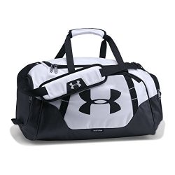 Under Armour Undeniable 3.0 Small Duffle Bag, White/Black, One Size