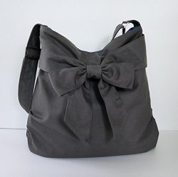 Virine grey shoulder bag, cross body bag, messenger bag, everyday bag, handbag, travel bag, tote ...
