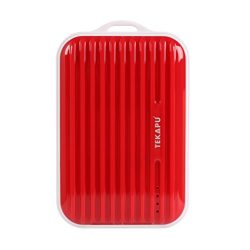 TEKAPU Suitcase Power Core 7800mAh ABS Portable Phone Charger, 2A Output 2-port External Battery ...
