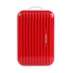 TEKAPU Suitcase Power Core 7800mAh ABS Portable Phone Charger, 2A Output 2-port External Battery ...