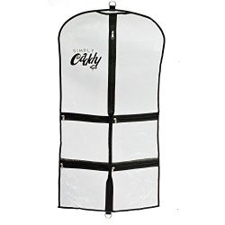 Costume Garment Bag With Pockets, Black Trim