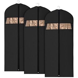 Univivi 60 inch Garment Bag Suit Bag for Storage and Travel,Extra Long Washable Garment Cover fo ...