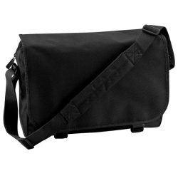 Bagbase Adjustable Messenger Bag (11 Liters) (One Size) (Black)