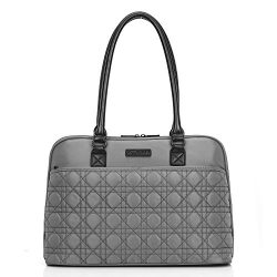 CoolBELL Women Tote Bag Handbag Nylon Briefcase Classic Shoulder Bag Top-handle Bag Fits 15.6 In ...