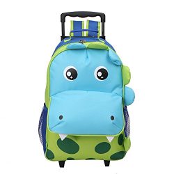 Yodo Upgraded Large Convertible 3-Way Kids Suitcase Rolling Luggage or Toddler Backpack with Whe ...