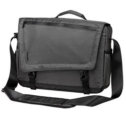 Men Lightweight Water Resistant 15.6 Laptop Messenger Bag Grey Crossbody Bag by Vonxury