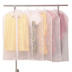 Bringsine Top Quality See-Through Travel Garment Suit Clothes Covers Bags clothes Organizer Dres ...