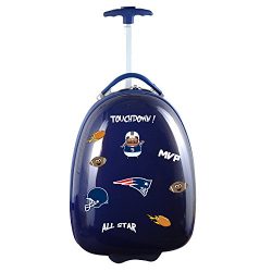 NFL New England Patriots Kids Lil’ Adventurer Luggage Pod, Navy