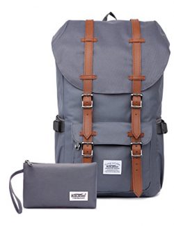 Kaukko Laptop Outdoor Backpack, Travel Hiking& Camping Rucksack Pack, Casual Large College S ...
