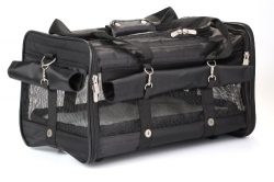 Sherpa on Wheels Pet Carrier, Large, Black